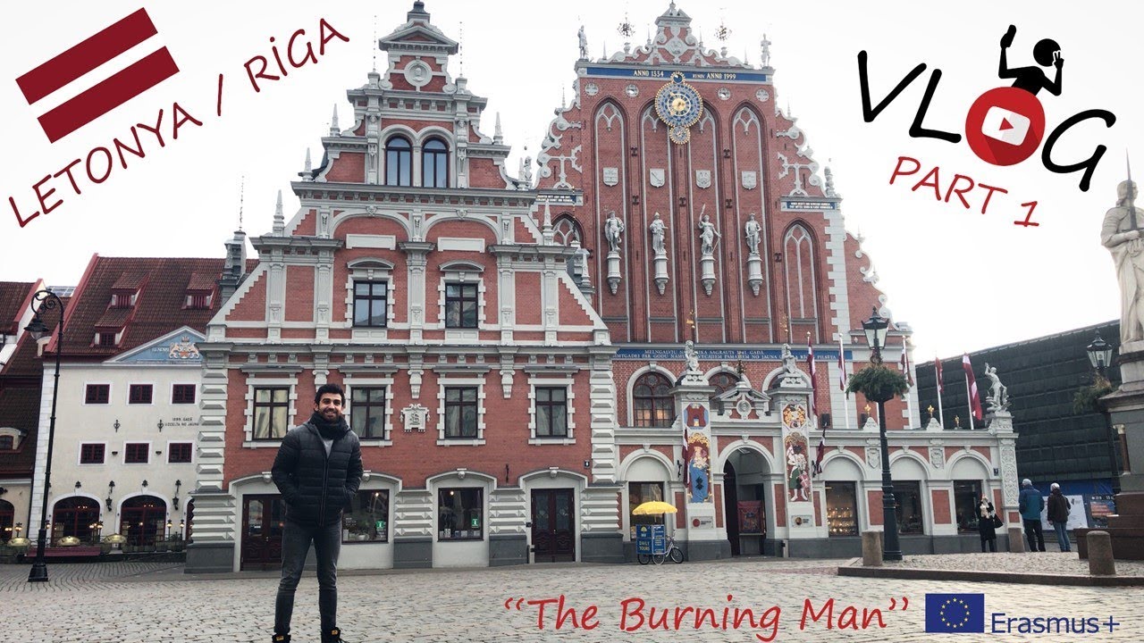 Erasmus Letonya Ri̇ga Part 1 Vlog Youtube