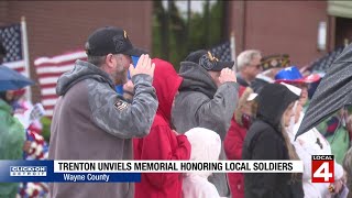 Trenton, VFW Post 1888 unveil restored Veterans Memorial honoring fallen service members