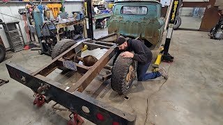 1965 Chevy C30 (panhard bar, shocks, and bag mounts done)