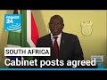 South African parties agree on cabinet posts, sealing deal on new government • FRANCE 24 English
