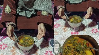 kashmiri style monji haakh recipe | how to make Green collard kashmiri saag |