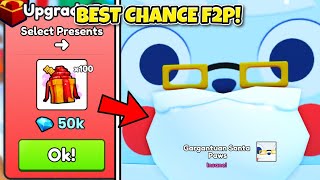 Do this for BEST CHANCE for GARGANTUAN F2P in Pet Simulator 99!