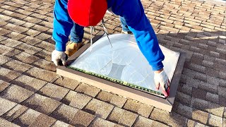 Roof asphalt shingles skylight inspection company near me