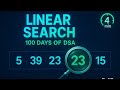 What is Linear Search in DSA??? In 4 mins