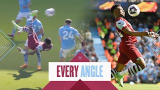 Mohammed Kudus' bicycle kick v Manchester City | Every Angle 🤯