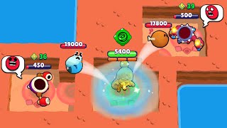 TICK HEADS MISTAKE vs BIG BRAIN GADGET 1000% BROKEN ☠ Brawl Stars Funny Moments \u0026 Fails 2023 ep1147