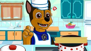 Paw Patrol Cooking बच्चों के लिए कार्टून - एवरेस्ट के लिए पिल्ले कुक फूड!