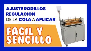 📙 Encoladora de libros PROFESIONAL con cola caliente PMA HJS 500