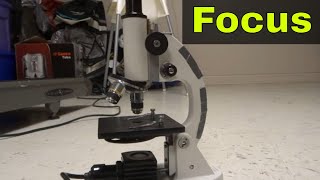 How To Focus A Microscope-Easy Adjustment Instructions-Tutorial For Beginners