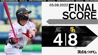 5月8日 (日) vs 福岡ソフトバンクホークス ダイジェスト