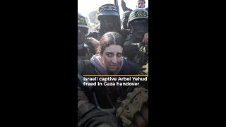 Israeli captive Arbel Yehud freed in Gaza handover | AJ #shorts