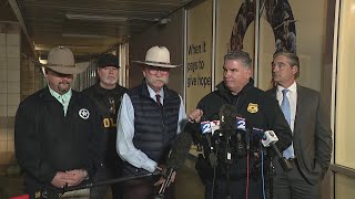 PRESS CONFERENCE: Suspect shot, killed by law enforcement after killing Brazoria County deputy