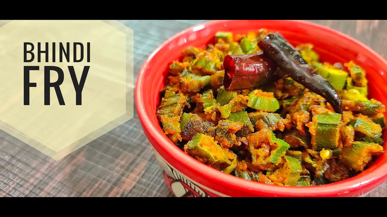 Bhindi Fry | How To Make Crispy Bhindi Fry With Less Oil | Okra Recipe ...