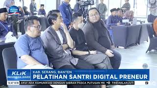 PELATIHAN SANTRI DIGITAL PRENEUR