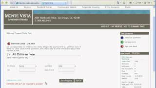 Prospect Portal Online Leasing through Rental Living 1 Occupant