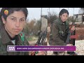 jintv sebîha nasro qala keseyet û berxwedaniya keça xwe Çekjîn rojava dike