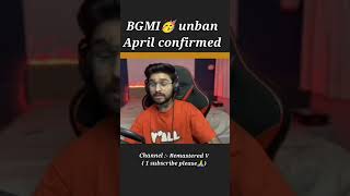 LOLZZZ reveals BGMI 🥳 unban date | BGMI unban in April | #viral #shorts #bgmi #shortvideo
