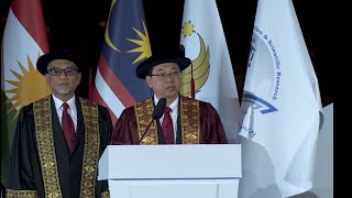 Speech of Prof. Datuk Ts. Ahmad Fauzi, UTM Vice-Chancellor at the first Commencement Ceremony of QIU