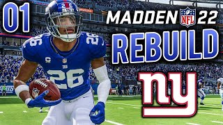 The New York Giants Rebuild Gets Underway - Madden 22 Franchise Rebuild | Ep.1