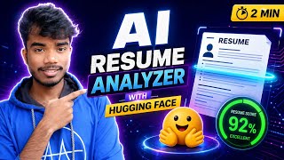🚀AI Resume Analyzer 🧿 with Hugging Face | Build in 2 Minutes 🔥