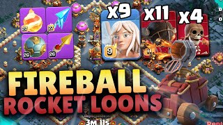 +311 | Fireball Rocket Loons Attack Strategy TH16 | Legend League Attacks #5 | Clash of Clans