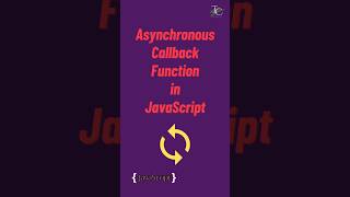 asynchronous callback function in javascript | #javascript tutorial in 1 minutes #coding