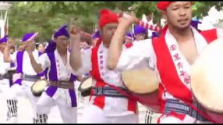 八重瀬町安里青年会　 一万人のエイサー踊り隊　20170806