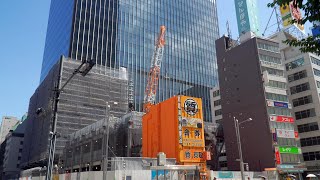 東京駅前八重洲一丁目東地区第一種市街地再開発事業の建設状況（2024年8月17日）