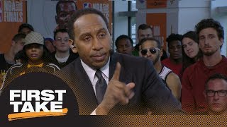 Stephen A.: Warriors fans envision ‘LeBron James, Kevin Durant, Steph Curry' | First Take | ESPN
