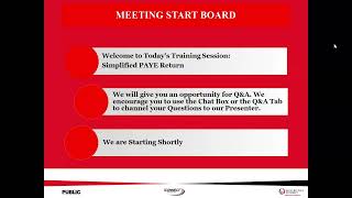 Training and Sensitization of PAYE return