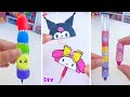 DIY Pen decorations / Paper craft/ Easy craft ideas/ miniature/how to /school project /art and craft