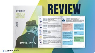 🔵👮‍♂ El mejor TEMARIO RESUMIDO 2021. Oposición Policía Nacional [Libro] 📘