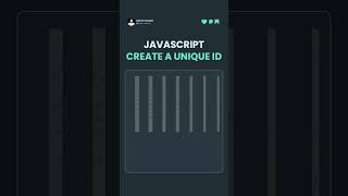 Javascript create unique id