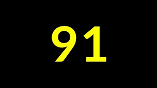 91 Seconds Countdown Timer With Sound Effect