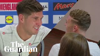 'Come on lad, get out': Kieran Trippier crashes John Stones press conference