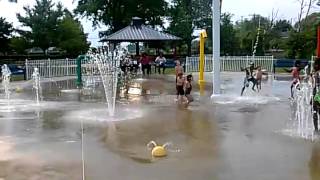 Kids at waterpark.