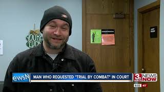 Man Who Requested "Trial by Combat" in Court