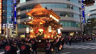 2018 浜松まつり 御殿屋台引き回し 夕方