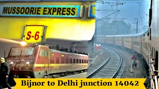 BIJNOR To Delhi junction Train journey mussoorie express 14042