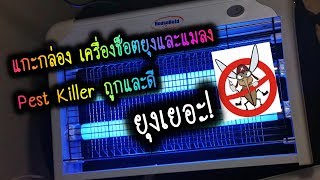 แกะกล่อง เครื่องช็อตยุงและแมลง Pest Killer