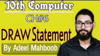 DRAW Statement in GW BASIC | 10 Class computer chapter 6