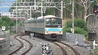 【0番台到着】奈良線 205系 普通京都行き 桃山駅到着