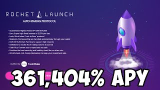 ROCKET LAUNCH *361,404% APY* AUTO-STAKING PROTOCOL (PRESALE SOON)