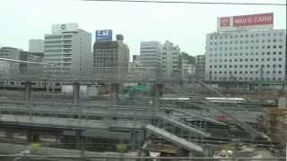 新幹線車窓　品川駅〜東京駅