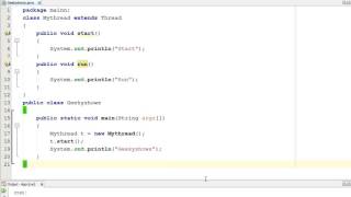 308. Overriding start Method in Java Programming (Hindi)