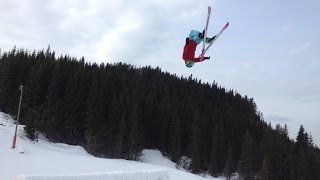 (15 year old) My first Double Backflip on Twintip 2014