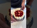 fraisier how to build this french classic strawberry cake with recipe in comments ❤️❤️