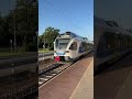 morning with stadler flirt máv vasút locomotive railway train travel hungary