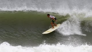 Jacksonville Beach Pier Sessions - Surfing Hurricane Joaquin