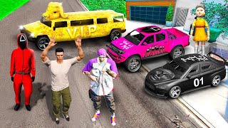 Colectez Masini SECRETE Din SQUID GAME in GTA 5!